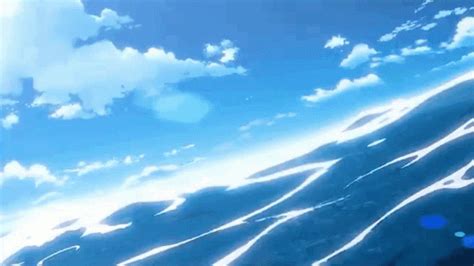 Anime Ocean GIF - Anime Ocean Butterflies - Discover & Share GIFs