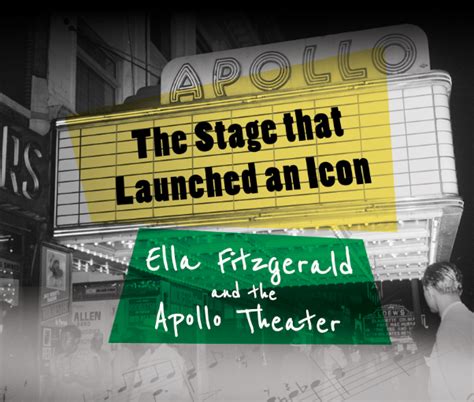 The Stage that Launched an Icon: Ella Fitzgerald and the Apollo Theater — Downing-Gross Cultural ...