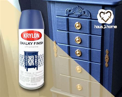 Armoire Makeover With Krylon® Chalky Finish Spray Paint | Painted jewelry armoire, Jewelry box ...