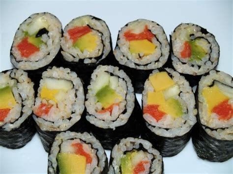 Smoked Salmon Sushi Roll Recipe | CDKitchen.com