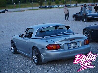 Hardtop Roof Spoiler fit to Mazda MX5 NA NB hard top miata !!!! Black ...