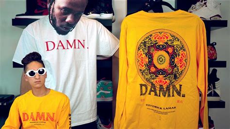 Kendrick Lamar DAMN. Tour Merch Haul!!!! - YouTube