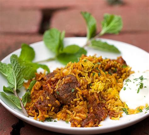 INDIAN LAMB BIRYANI: casserole of tender lamb curry and fragrant ...