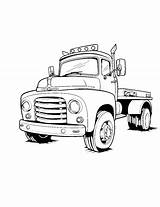 Coloring Truck sketch template
