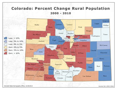 Colorado Population Map