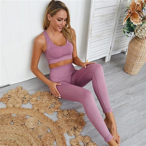 Women’s Seamless Yoga Suit Sportswear Fitness Sport For Women Gym ...