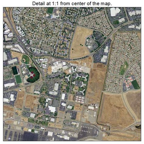 Aerial Photography Map of Rancho Cordova, CA California