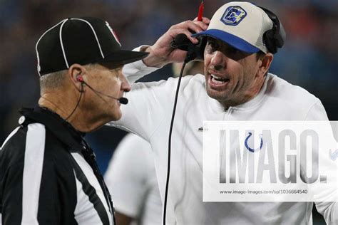 CHARLOTTE, NC - NOVEMBER 05: Indianapolis Colts head coach Shane ...