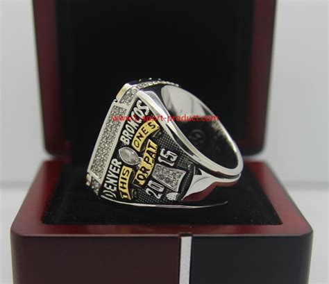 On sale order 2015 Denver Broncos super bowl Rings 8-14S copper solid ...