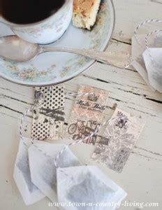 How to Make Flavored Tea Bags - Town & Country Living