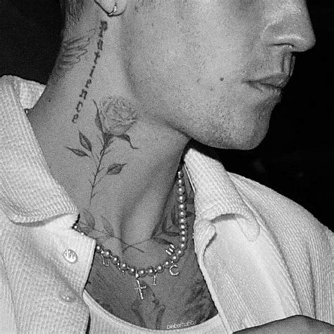 Justin Bieber neck tattoos 2021 | Neck tattoo for guys, Best neck ...