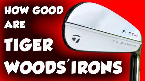 TIGER WOODS' IRONS - TAYLORMADE P7TW IRON | Taylormade, Tiger woods, Wood