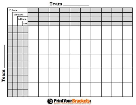 50 Square Grid Free Printable