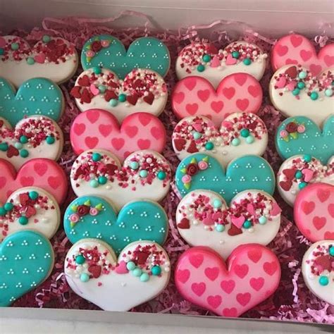 60 Heart Shaped Valentine's Day Cookies that'll get you to go Ooh LaLa | Valentine cookies ...