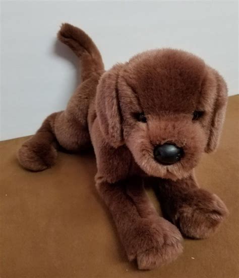 Douglas The Cuddle Toy Brown Puppy Dog Stuffed Animal 11" Plush CUTE # ...