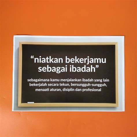 Poster Quote - Poster Kata Semangat Kerja | Lazada Indonesia