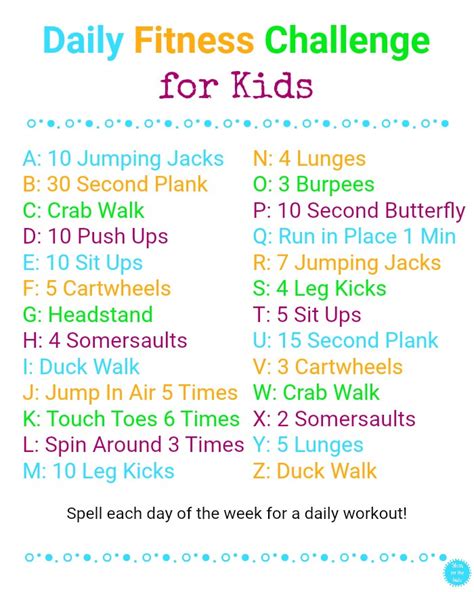 Fitness Challenges - Lowe Elementary School Physical Education