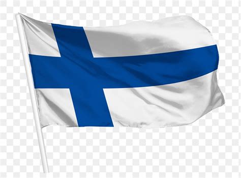 Finland flag png waving, national | Premium PNG - rawpixel