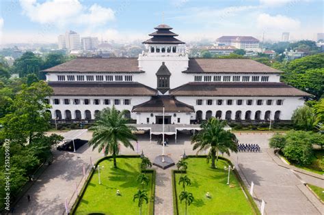 Ancient Gedung Sate architecture in Bandung Stock Photo | Adobe Stock