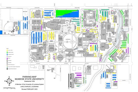 McNeese State University Campus Map | McNeese State University