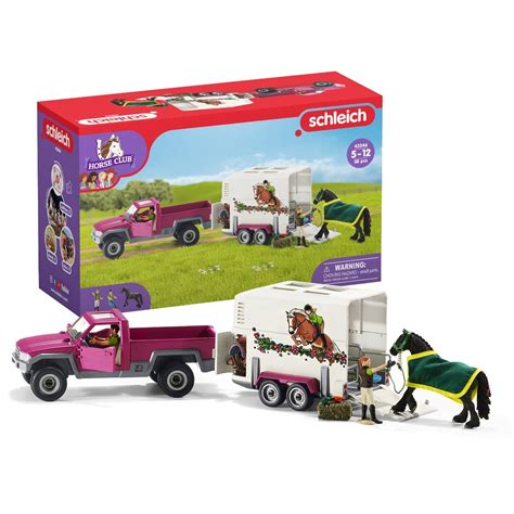 Buy schleich HORSE CLUB — 38-Piece Toy Horse Trailer and Truck Playset ...