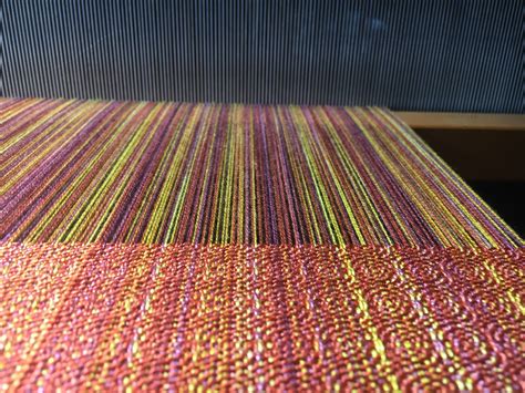 Hand dyed warp and weft on 8 shafts. : r/weaving