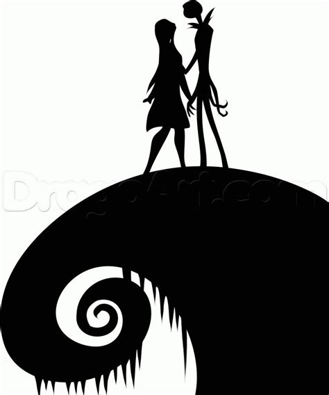 I think the silhouettes of just Jack and Sally would look great as a tattoo. | Nightmare before ...