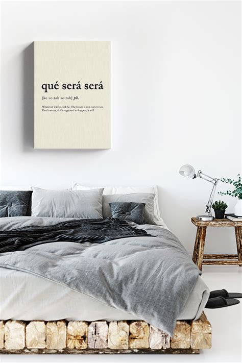 Que Sera Sera Meaning Canvas - Artdesign