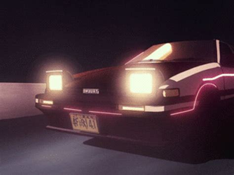 50+ Aesthetic Anime Cars & Driving Looping GIFs | Gridfiti 50 Aesthetic, Aesthetic Pictures ...