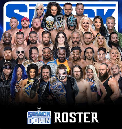 SmackDown Roster (2019) by AmethystMajesty25 on DeviantArt