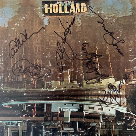 The Beach Boys Holland signed album | EstateSales.org