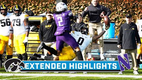 Iowa vs. Northwestern | Extended Highlights | Big Ten Football | Nov. 4 ...