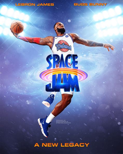 Epic Space Jam Poster feat. Lebron James