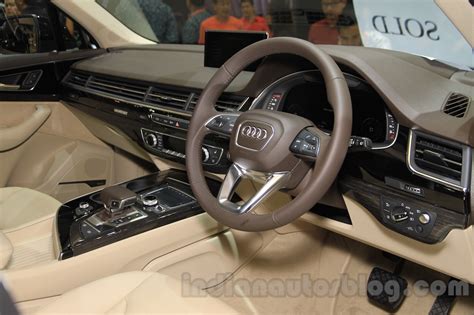 Audi Q7 interior at the Gaikindo Indonesia International Auto Show 2015