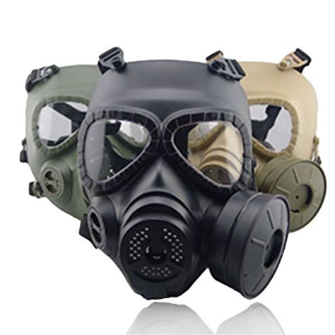 M04 Airsoft Tactical Wargame DUMMY Gas Protective Mask Anti-Fog Gear ...