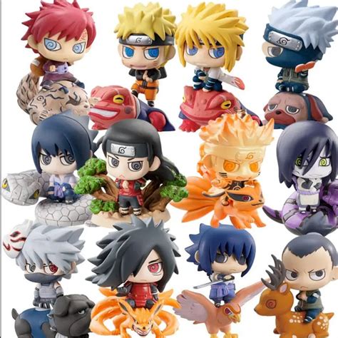 Aliexpress.com : Buy Q Version Anime Naruto Action Figures Collection Sasuke Uchiha Naruto ...