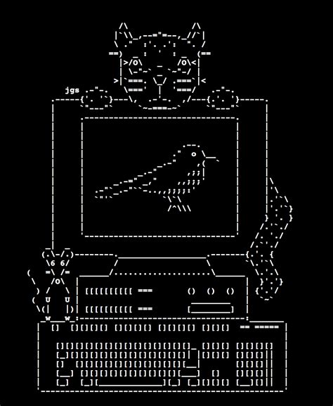 ASCII Cat Art | Ascii art, Ascii, Cat art