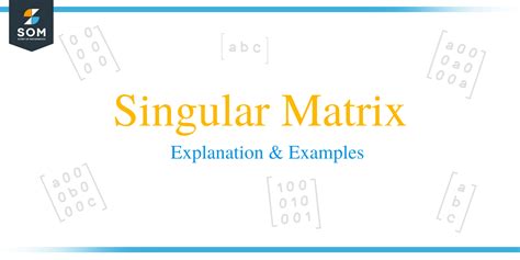 Singular matrix - Explanation & Examples