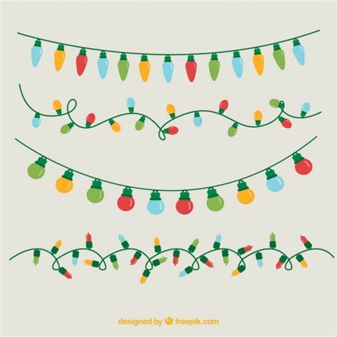 Christmas String Lights Vector at Vectorified.com | Collection of Christmas String Lights Vector ...