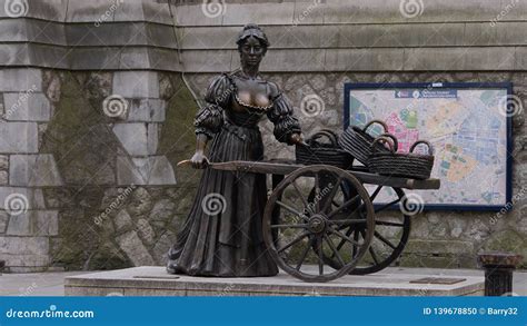 Molly Malone Statue in Dublin, Ireland Editorial Image - Image of ...