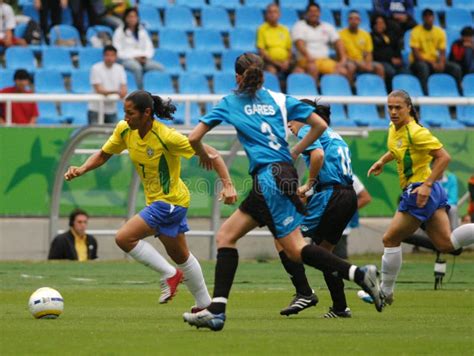 Brazilian Women`s Soccer Team Editorial Image - Image of soccer, womens: 149916575