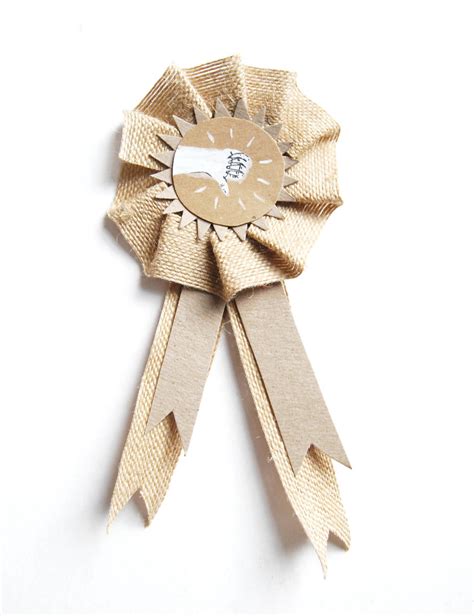 last place got a ribbon of burlap and cardboard | kaye blegvad | Flickr