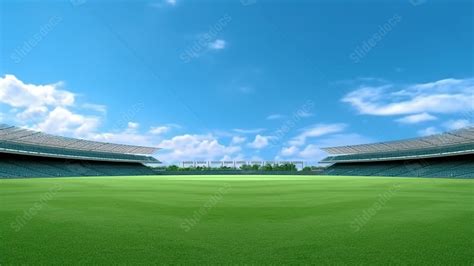 Experience The Panoramic View Of A Cricket Stadium's Ground And ...