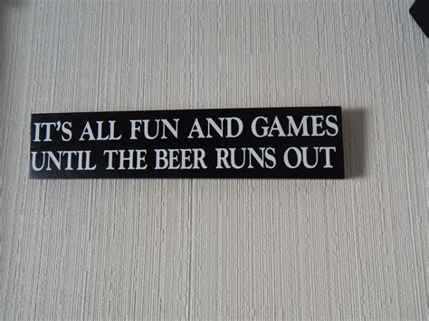 Funny beer sign patio decor porch sign funny It's all