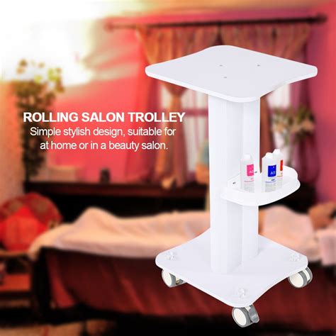 OTVIAP Hair Trolley,Salon Trolley,ABS Beauty Salon Trolley Salon Use Pedestal Rolling Cart Wheel ...