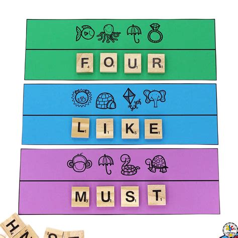 Sight Word Secret Code Puzzles: Sight Word Activity for Kids