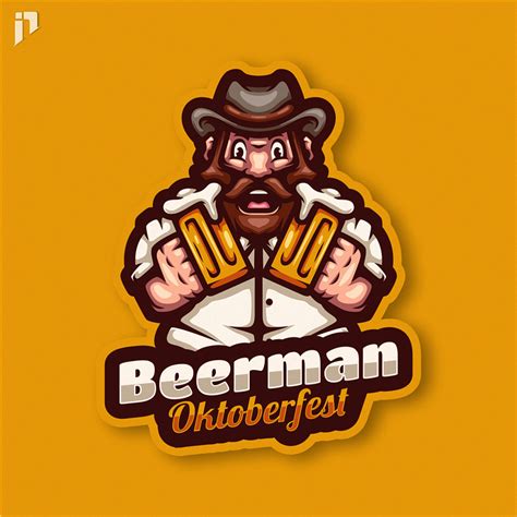 Beer Man Mascot Logo Design by bakats111 on Dribbble