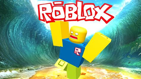 ROBLOX TSUNAMI ESCAPE! - Flood Escape Minigame In Roblox (Roblox Gameplay) - YouTube