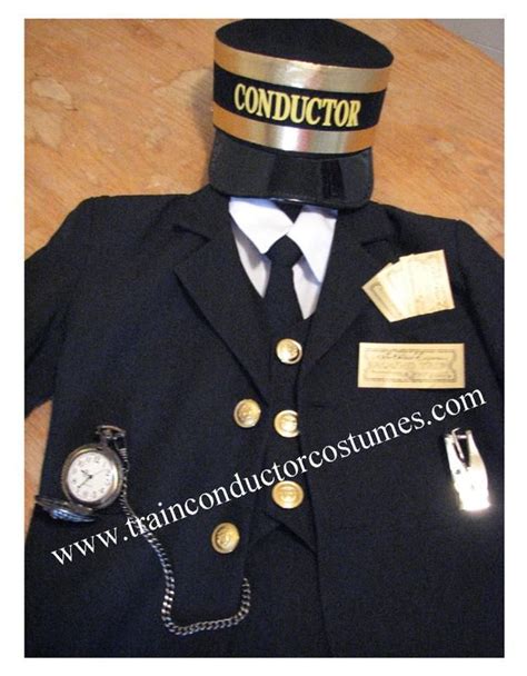 Train Conductor Costume with Pocket Watch! www.trainconductorcostumes ...