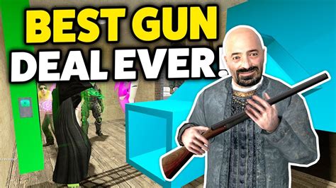 BEST GUN DEAL EVER! - Gmod DarkRP Gun Dealer (Building A New Gun Shop With No Tools) - YouTube